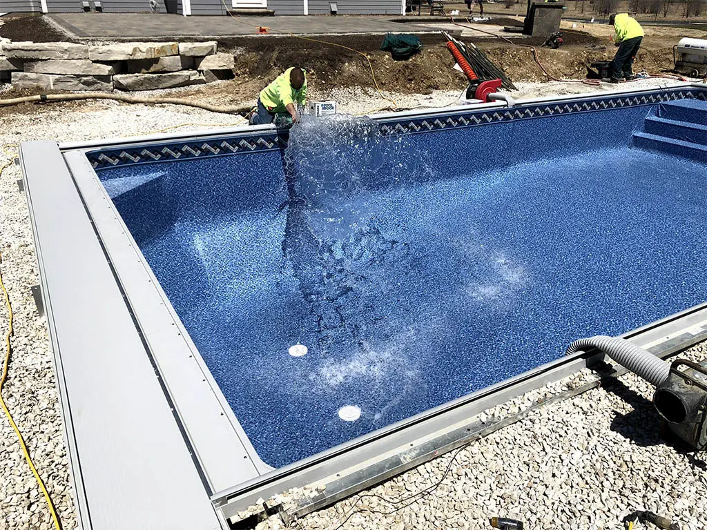 Liner & Water Installed